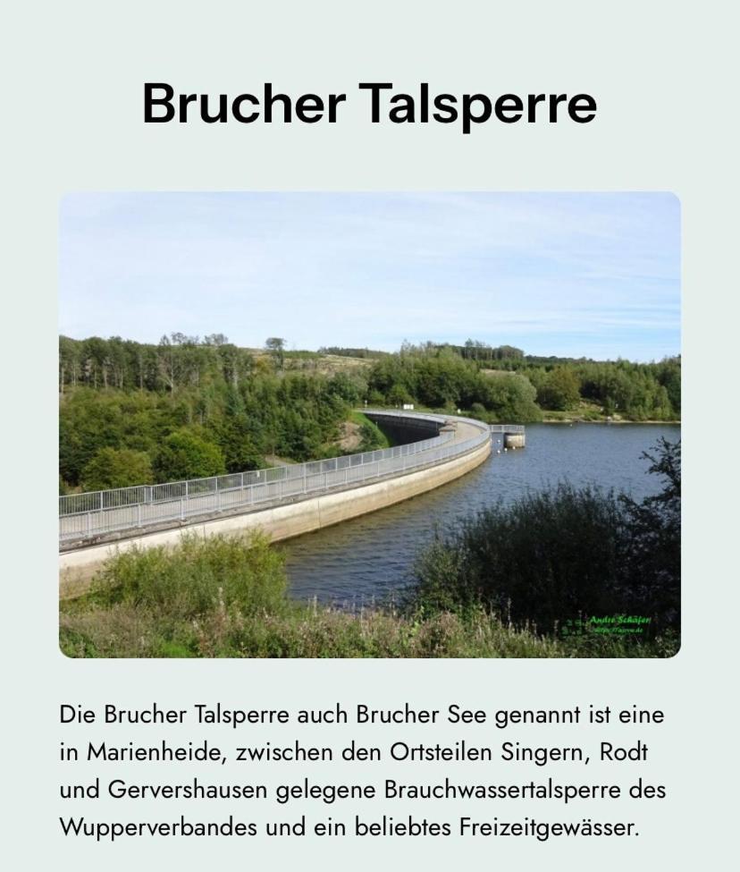 Bruchersee-Gummersbach Nord Marienheide المظهر الخارجي الصورة